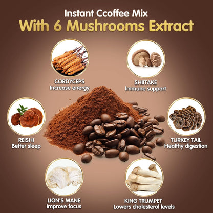 Mushroom_Coffee,_6_Adaptogenic_Mushrooms_(Lion's_Mane,_Cordyceps,_Turkey_Tail_&_Other)_Mixed_with_Premium_Instant_Coffee_for_Focus,_Energy,_Immune_and_Gut_Health_Support,_30_Servings
