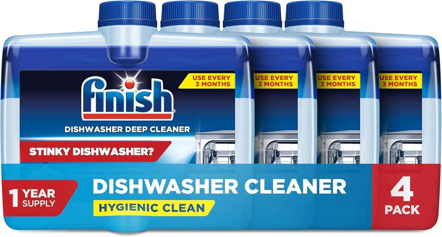 Finish Dishwasher Cleaner, Deep Cleans Hidden Grease & Limescale, Fights Odors & helps maintain Performance