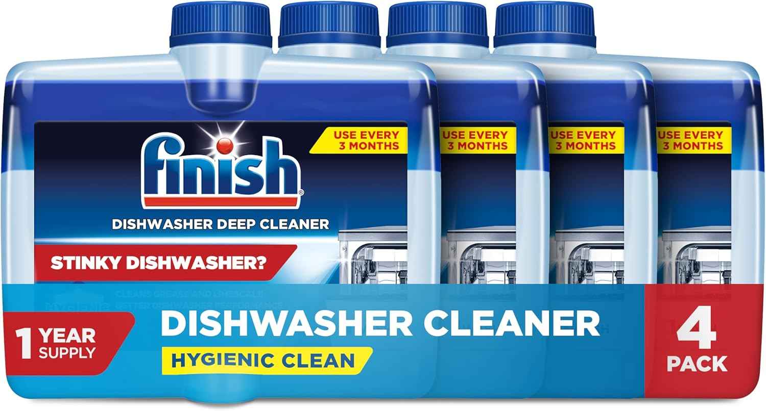 Finish Dishwasher Cleaner, Deep Cleans Hidden Grease & Limescale, Fights Odors & helps maintain Performance
