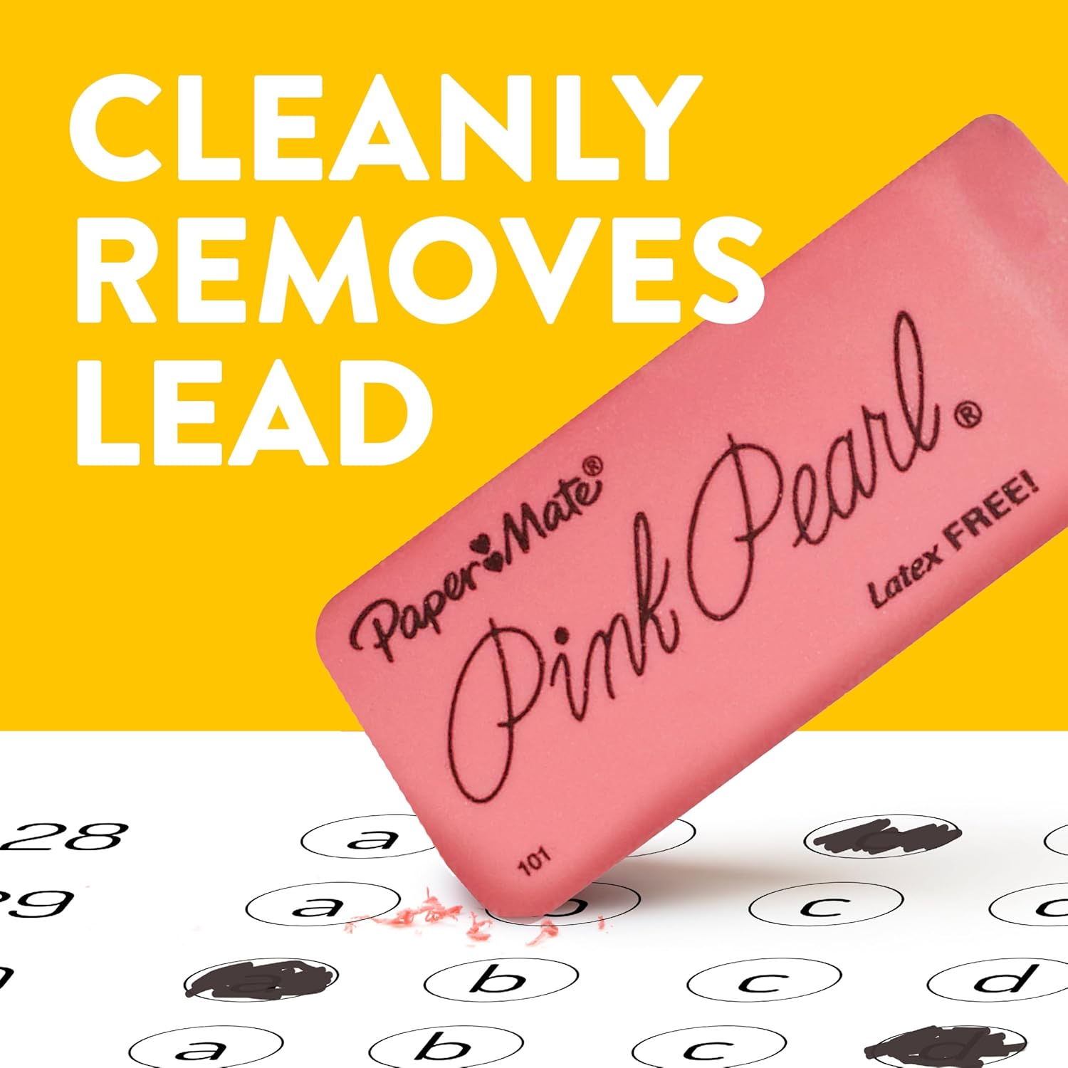 Paper_Mate_Erasers,_Pink_Pearl,_12_Count_-_Latex_Free_and_Smudge_Resistant,_Back_to_School,_Teacher_Supplies