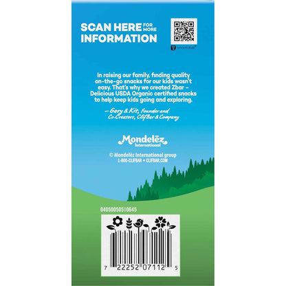 Zbar Oat Bites - Baked Oat Energy Granola Bites - USDA Organic Snacks for Kids - 14g Whole Grains (6 Snack Packs)