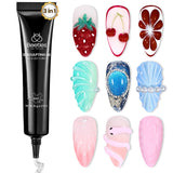 beetles Gel Polish No Wipe Gel Top Coat - Clear Color Top Coat Gel Nail Polish Shine Finish and Long Lasting, Soak Off Nail Lamp, Spring Nails Gifts for Women