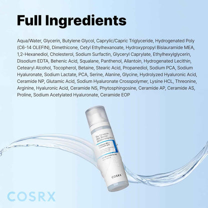 COSRX Barrier Cream Face Mist - Milky Toner with Ceramide & Hyaluronic Acid, Hydrating and Soothing Facial Spray for All Skin Types, 4.06 fl.oz, Korean Skin Care