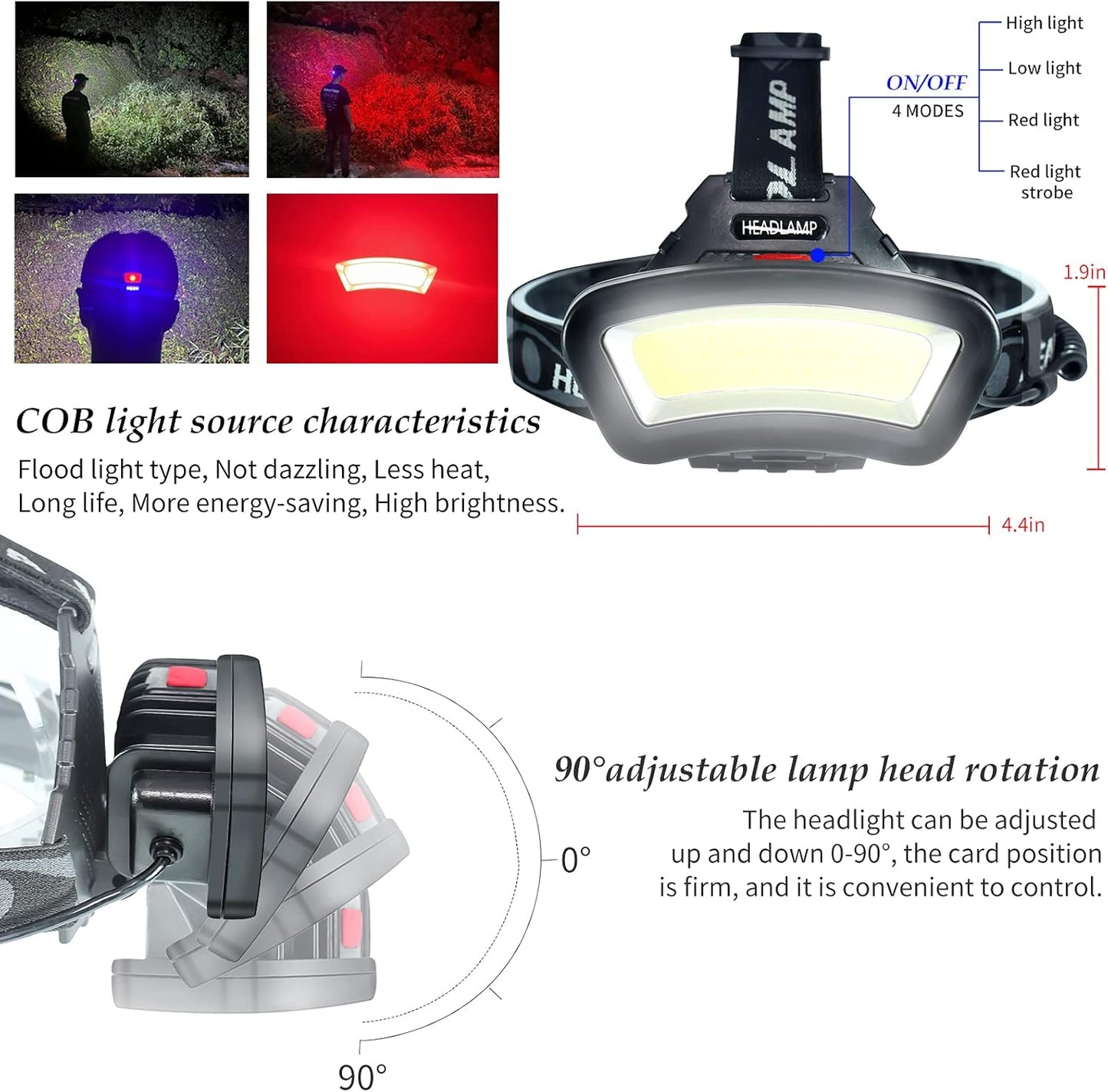DARKBEAM_COB_Floodlight_Headlamp_USB_Rechargeable_with_Red_Light,_2000_Lumen_LED_Headlight_-_Car_Maintenance_and_Night_Construction_6-10_Hours_Long_Battery_Life