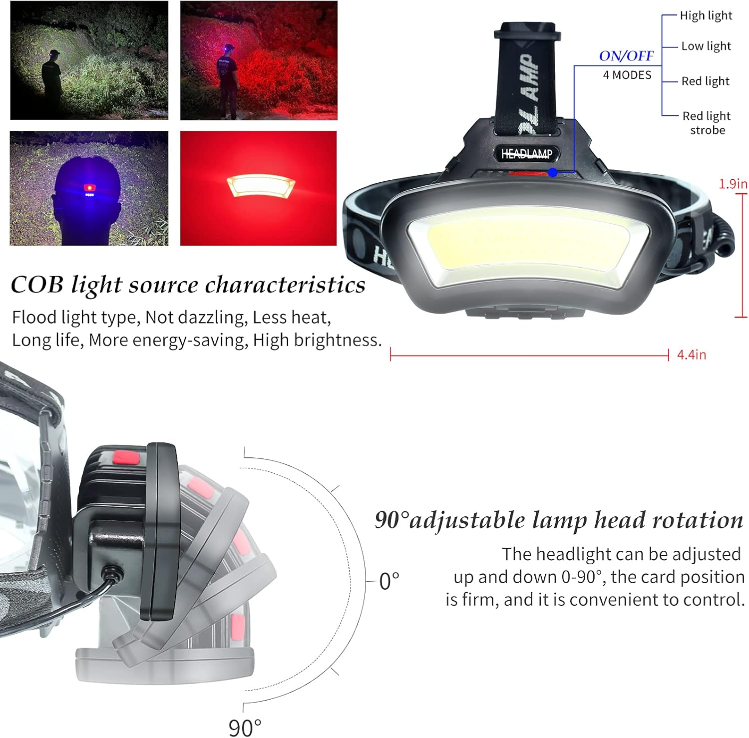 DARKBEAM_COB_Floodlight_Headlamp_USB_Rechargeable_with_Red_Light,_2000_Lumen_LED_Headlight_-_Car_Maintenance_and_Night_Construction_6-10_Hours_Long_Battery_Life