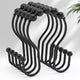Black - Double Shower Hooks
