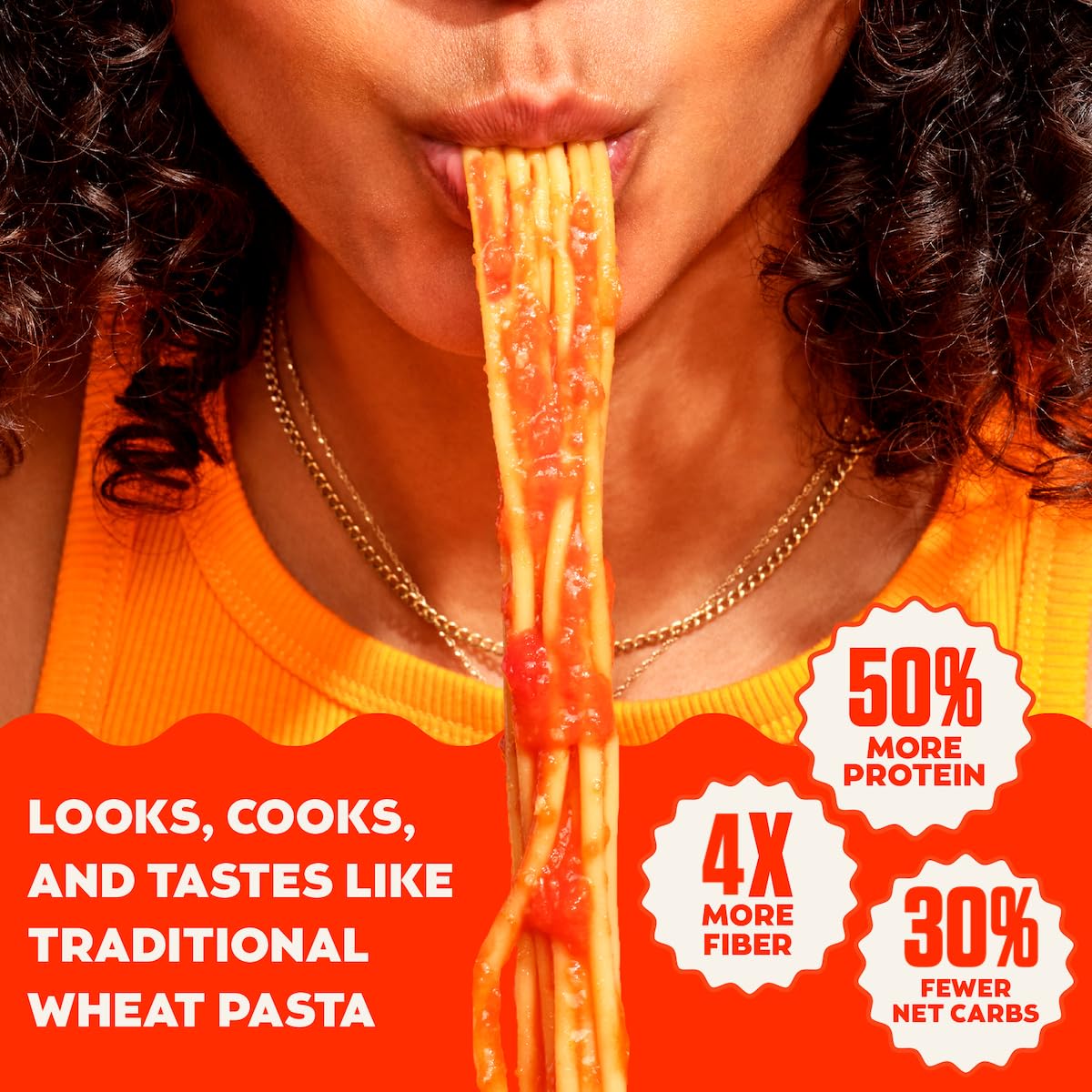Banza_Spaghetti_Pasta_from_Chickpeas_-_Gluten_Free,_High_Protein,_and_Lower_Carb_Protein_Spaghetti_Chickpea_Pasta_-_8oz