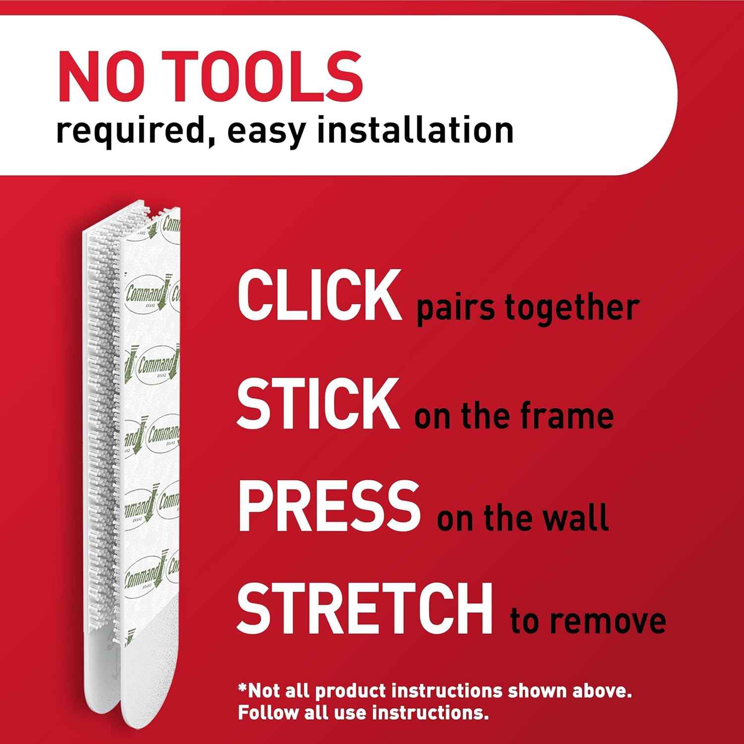 Command 10 lb Medium Picture Hanging Strips, Damage-Free Hangers for Picture Frames, No Tools Required, Great for Home Room Wall Decor, White Adhesive