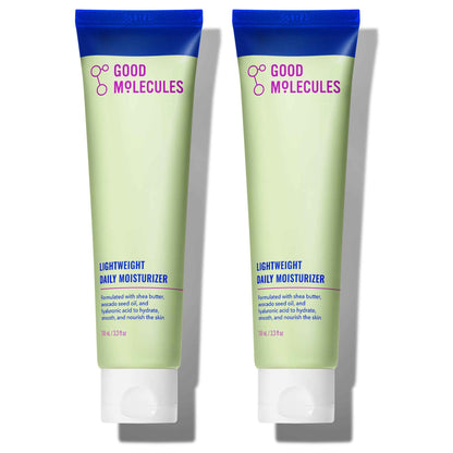 Good Molecules Lightweight Daily Moisturizer Face Cream – Non-Greasy Facial Moisturizer Face Lotion with Shea Butter & Hyaluronic Acid