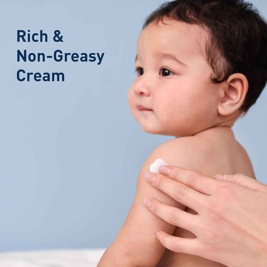 CeraVe Baby Cream, Gentle Moisturizing Cream with Ceramides, Fragrance, Paraben, Dye & Phthalates Free, Rich & Non-Greasy Feel, Gentle Baby Skin Care
