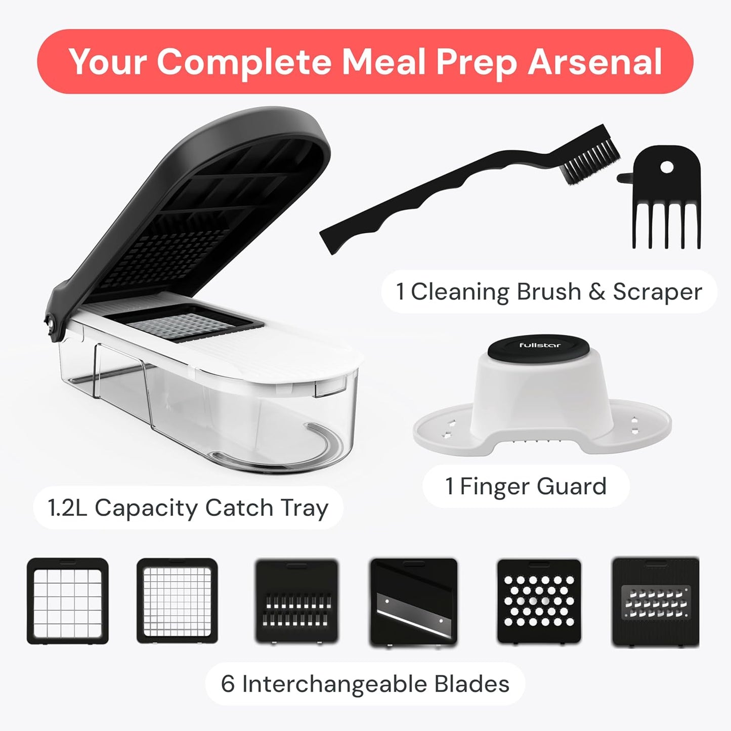 Fullstar_Core_Vegetable_Chopper_-_Chop_and_Slice_Lid_-_Food_Chopper_with_Container,_Veggie_Chopper,_Fruit_Slicer,_Onion_Dicer_-_Meal_Prep_Essential_-_Kitchen_Gadgets_and_Gifts_(6_in_1,_White/Black)