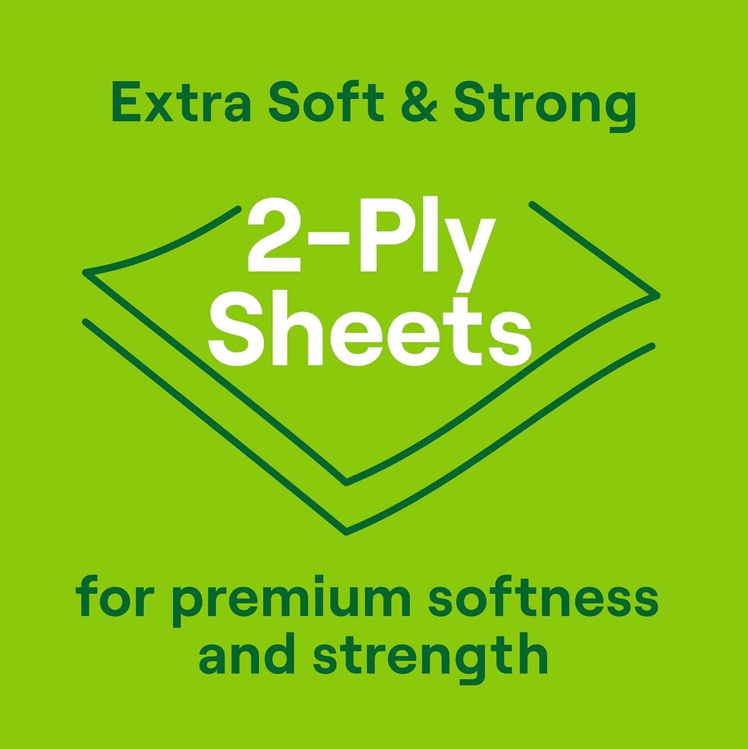 Seventh Generation Toilet Paper, 100% Recycled 2-Ply Bath Tissue, Extra Soft, Strong for Home & RV, Whitened without Chlorine Bleach, No Dyes, Fragrances, Septic Safe