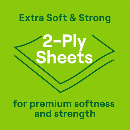 Seventh Generation Toilet Paper, 100% Recycled 2-Ply Bath Tissue, Extra Soft, Strong for Home & RV, Whitened without Chlorine Bleach, No Dyes, Fragrances, Septic Safe