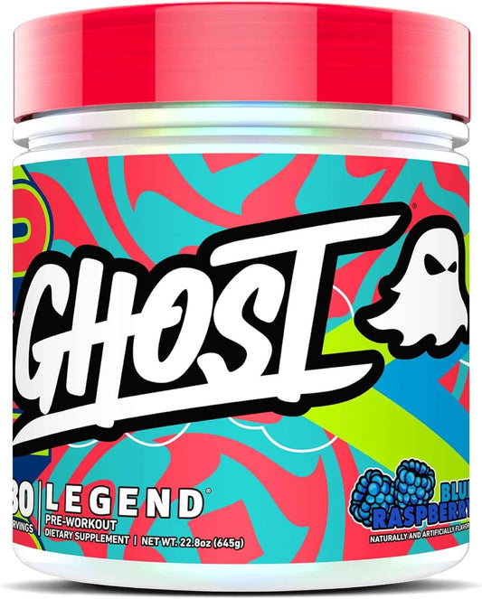GHOST Legend Pre-Workout Powder - 30 Servings – Pre-Workout for Men & Women with Choline, L-Citrulline, & Beta Alanine for Energy & Focus