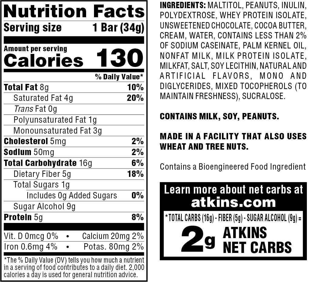 Atkins Endulge, Dessert Favorite, 1g Sugar, Good Source of Fiber
