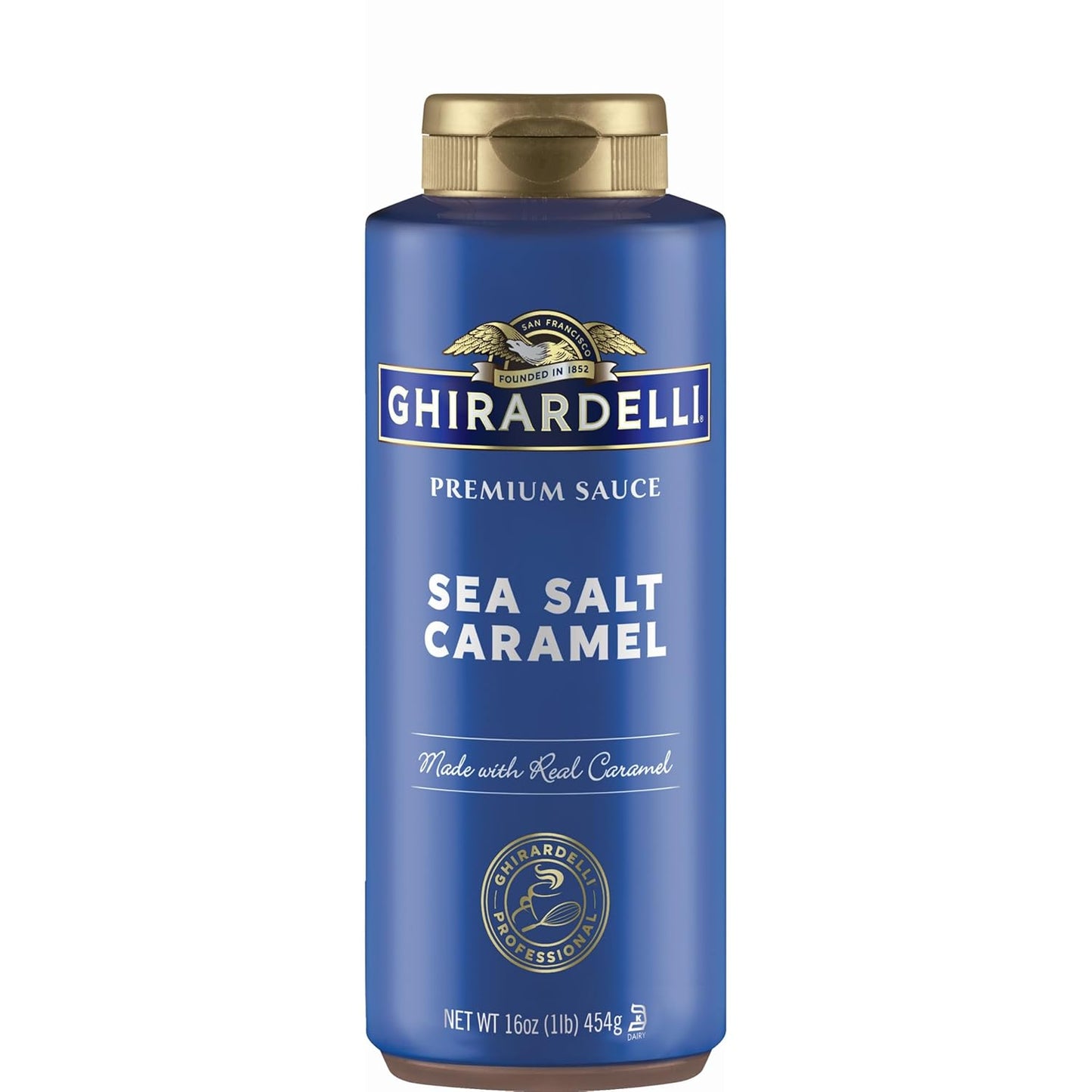 Ghirardelli White Chocolate Flavored Sauce Squeeze Bottle, 16 oz Creamy Sweet