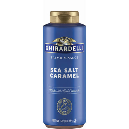Ghirardelli White Chocolate Flavored Sauce Squeeze Bottle, 16 oz Creamy Sweet