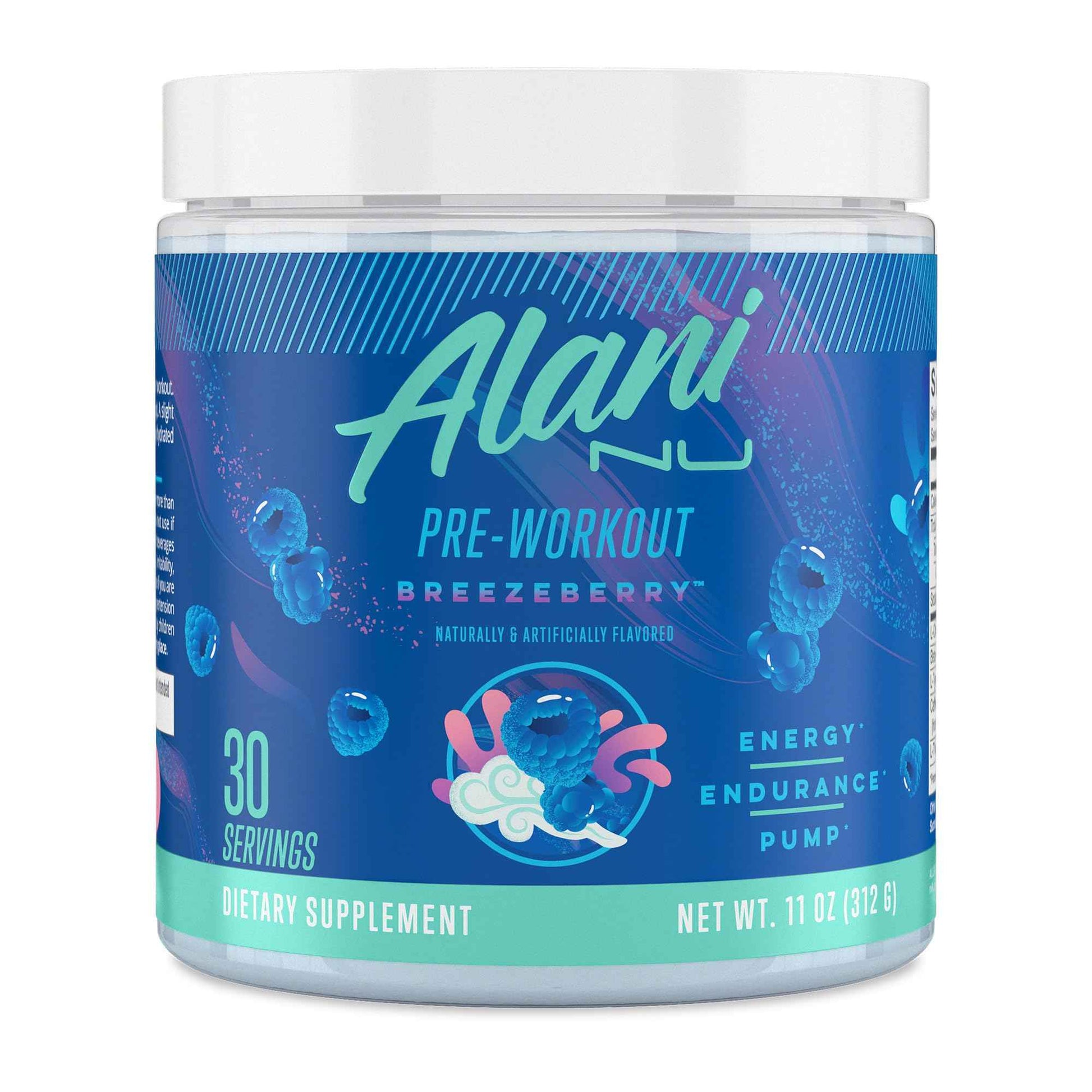 Alani Nu Pre Workout Powder | Amino Energy Boost | Endurance Supplement | Sugar Free | 200mg Caffeine | L-Theanine, Beta-Alanine, Citrulline | 30 Servings