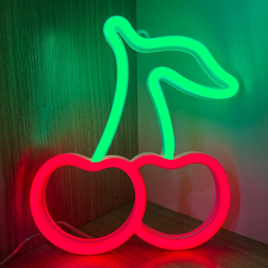Cherry_Neon_Sign,_Red_Green_Cherries_Neon_Lights,_Cherry_Neon_Signs_for_Wall_Decor,_Cute_Fruits_LED_Signs_for_Kids_Room,Restaurant,Bar,Fruit_Shop,Home_Green+Red