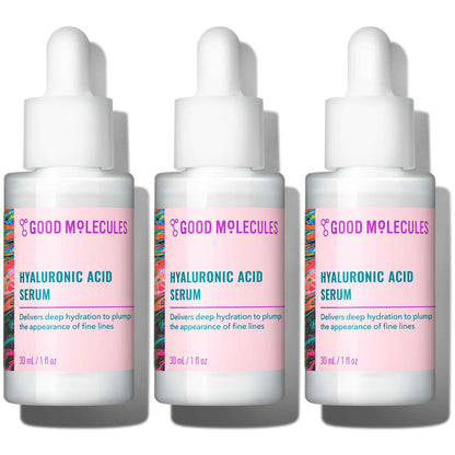Good Molecules Hyaluronic Acid Serum - 1% Hyaluronic Acid Non-greasy Ultra Hydrating Serum, Facial Moisturizer for Plumper Skin, Skin Care for Face