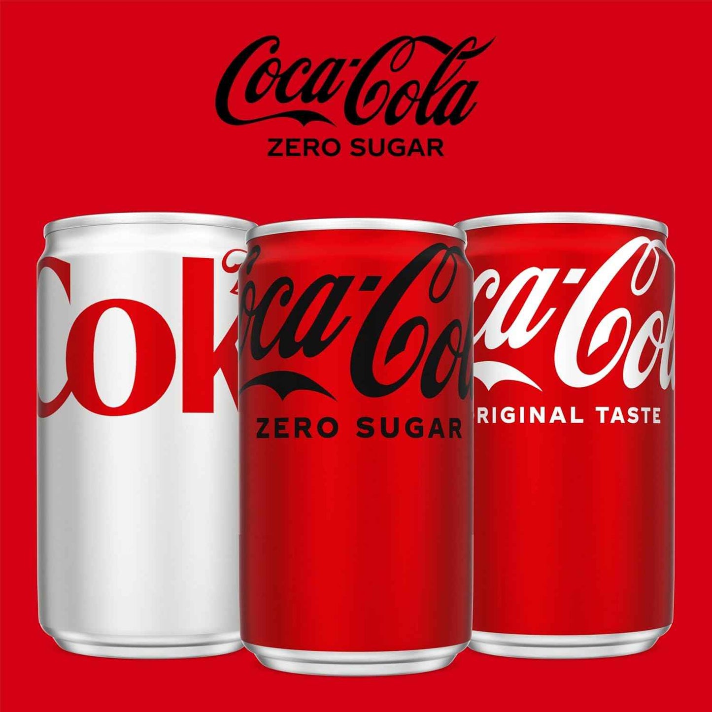 Coke Zero Sugar Mini-Can 7.5 fl oz, 6 Pack (Package May Vary)