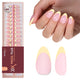 03-S Almond-Yellow French Tip