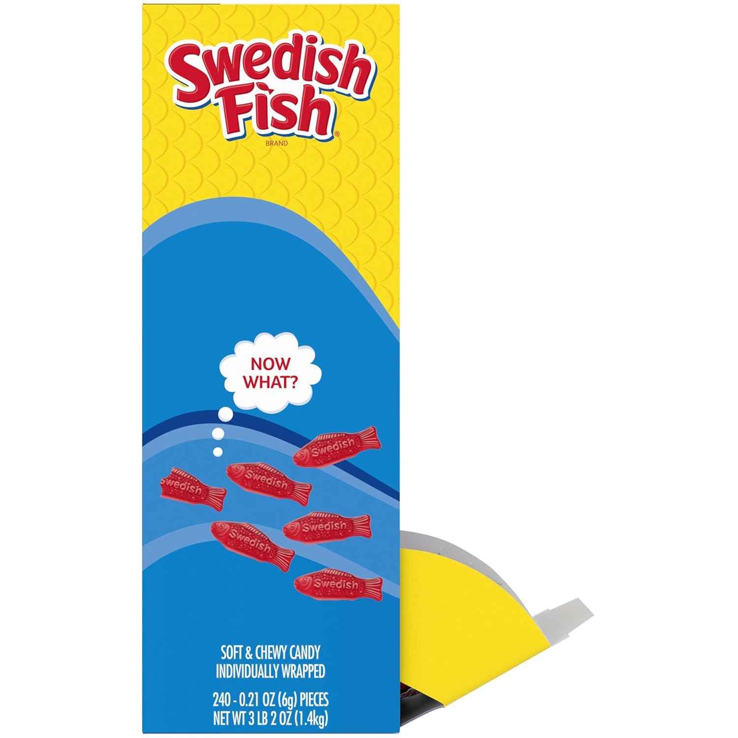 SWEDISH FISH Individually Wrapped Soft & Chewy Gummy Candy, Bulk Candy, 240 Count Box