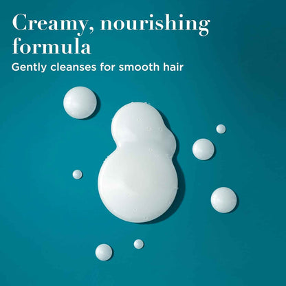 OGX Nourishing + Coconut Milk Sulfate Free Shampoo and Conditioner Set, Hydrates & Softens Hair, Lipi Pro Shield Technology, Creamy Coconut Milk White Peach & Shea Butter Scent