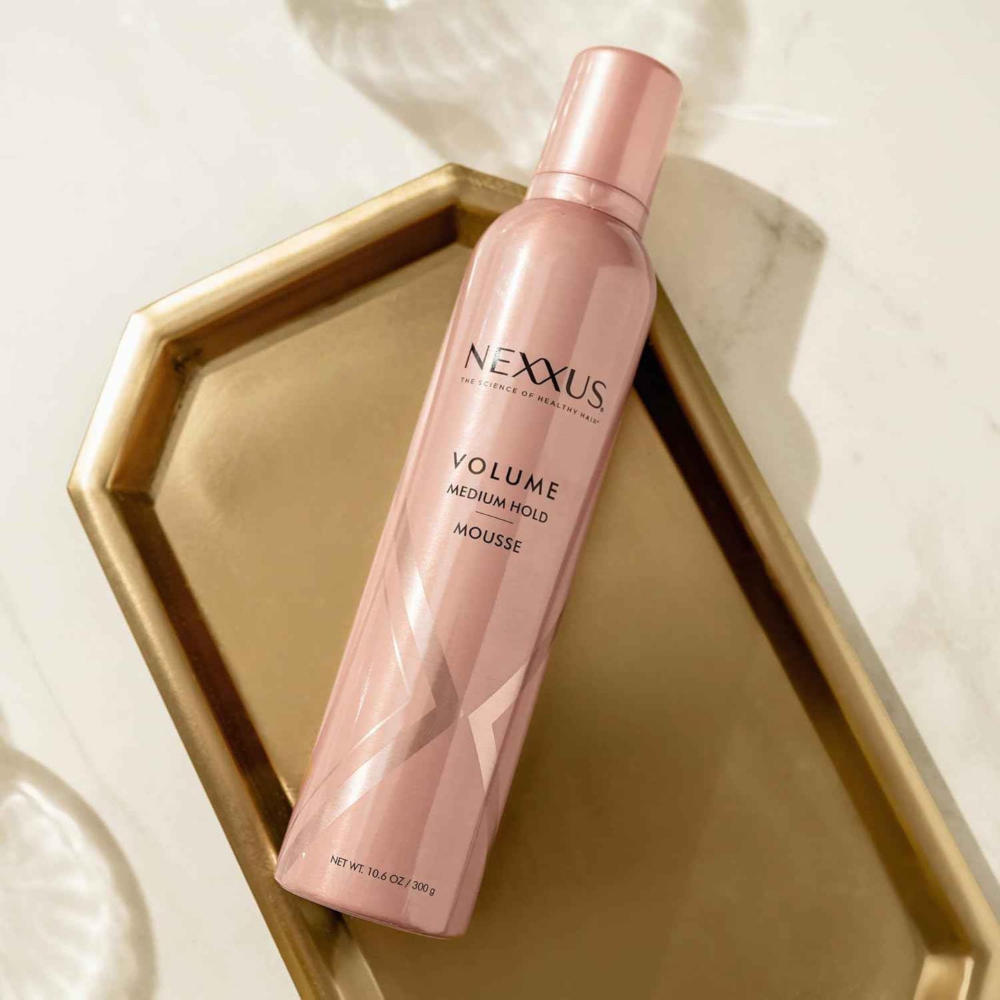 Nexxus Styling Hair Mousse for Volume Medium Hold Mousse Powered by STYLEPROTECT Technology