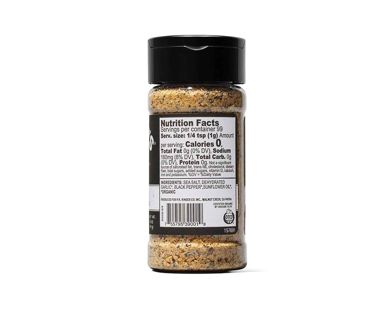 Kinder's Organic, Premium Quality Seasoning, MSG Free and USDA Certified Organic