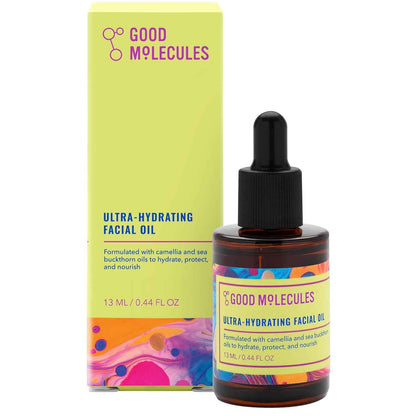 Good Molecules Ultra-Hydrating Facial Oil - Face Moisturizer with Nourishing Sea Buckthorn and Camellia Oils - Hydrating Skin Care for Face