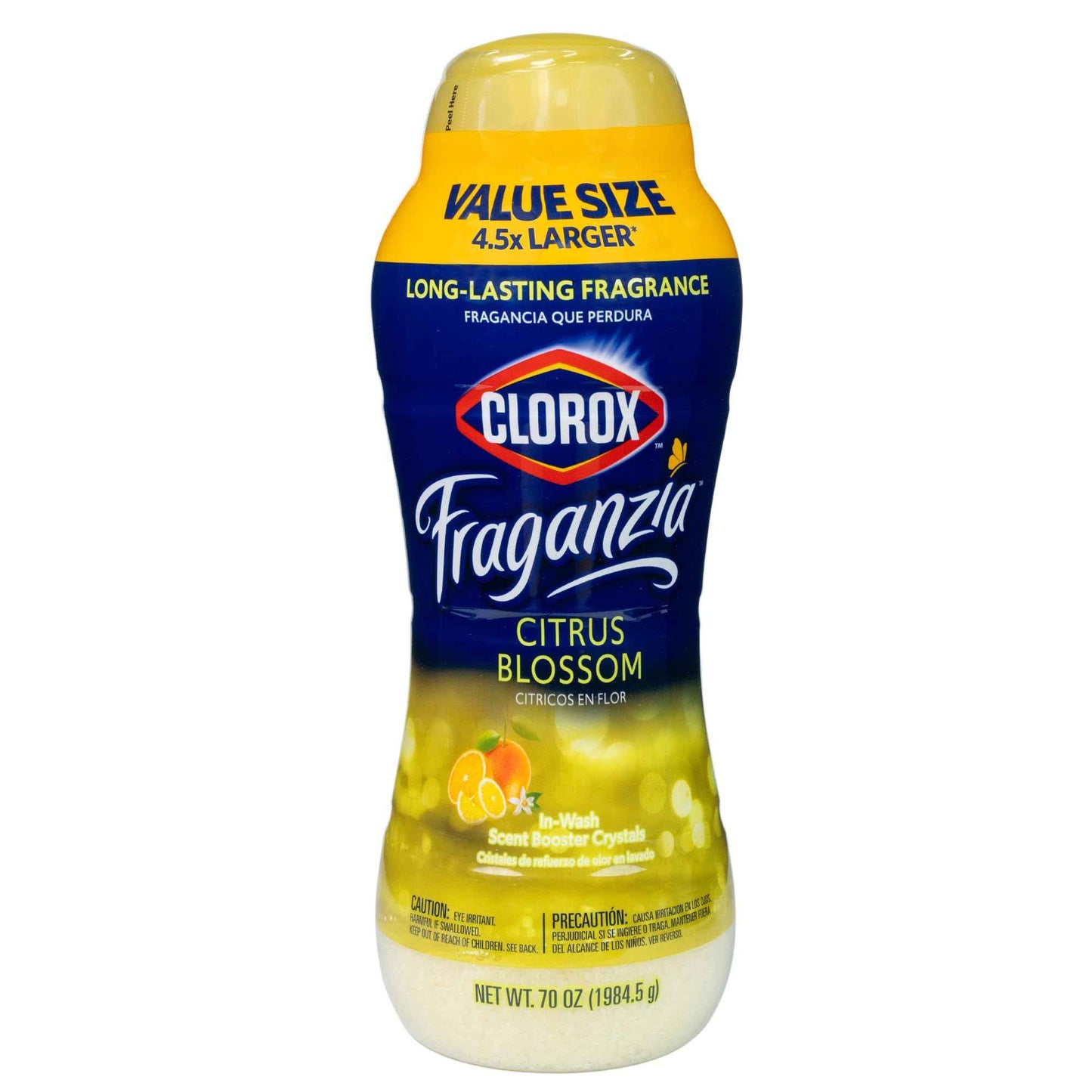 Clorox Fraganzia Laundry Scent Booster Crystals, In-Wash Fragrance Beads for Fresh-Smelling Clothes & Linens, Safe for All Fabrics & Colors, Easy-Pour Bottle