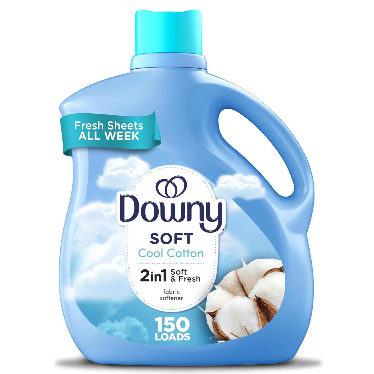 Downy Soft, 2 in 1 Soft and Fresh Liquid Fabric Softene, Fabric Conditioner Liquid provides softness and freshness for fabrics