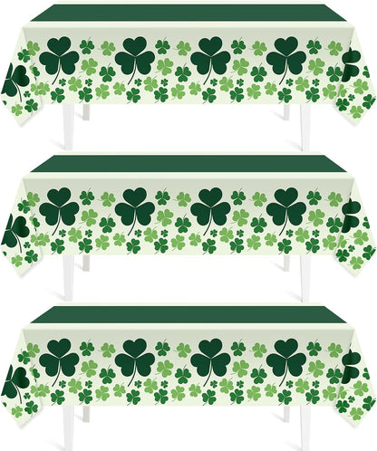 Childom_3_Pack_St_Patricks_Day_Decorations,St_Patricks_Day_Table_Cloths_for_Rectangle_Tables,54"_x_108"_Disposable_Plastic_Tablecloths_for_St._Patrick's_Day,Home,Kitchen,Picnic,Parties,Spring_Decors