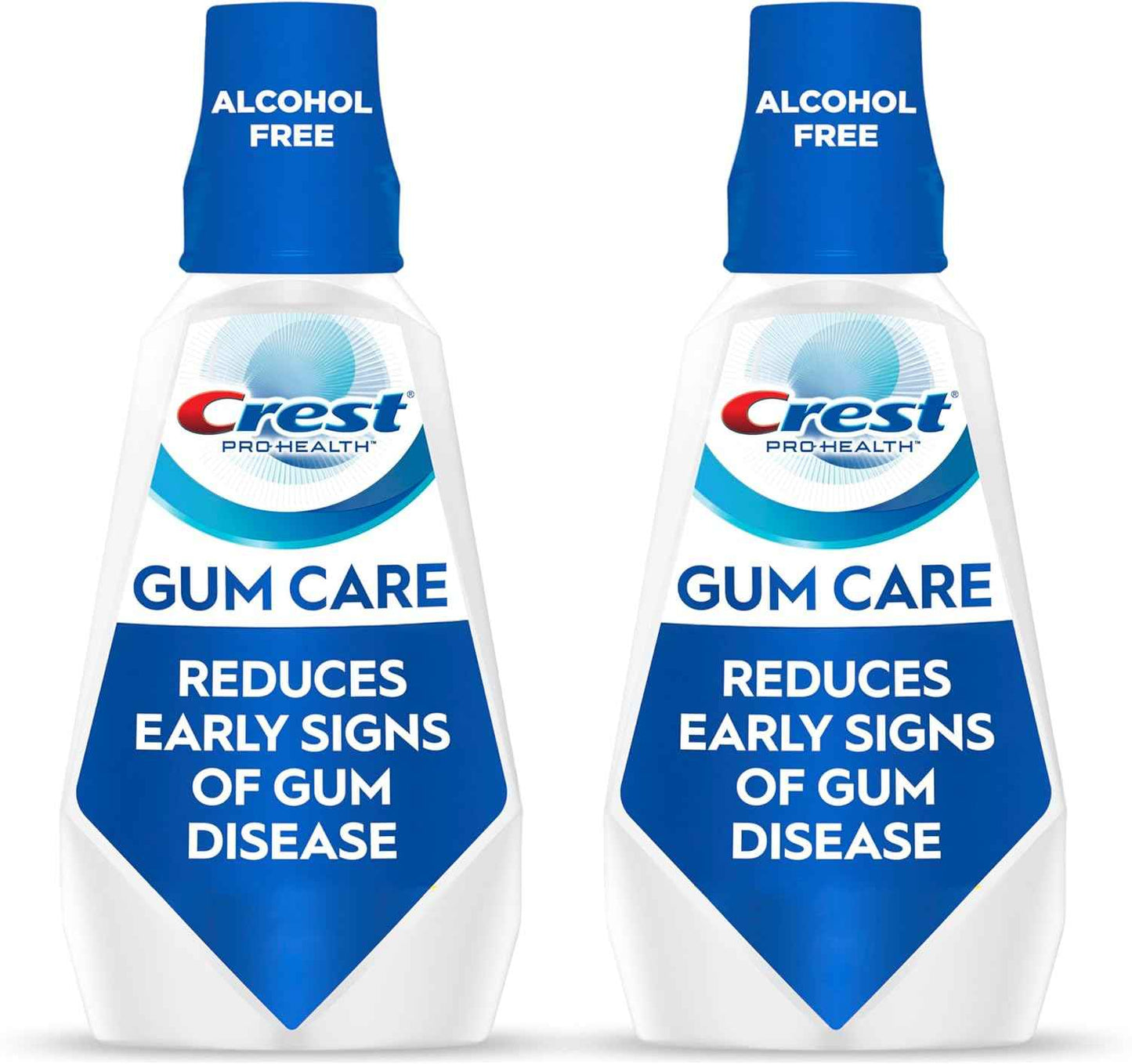 Crest Pro-Health Gum Care Mouthwash, Antibacterial, 1L, Anti gingivitis, Alcohol Free Mouth Rinse, Bad Breath Treatment, Fluoride Rinse for Adults, Plaque Remover, Cool Wintergreen