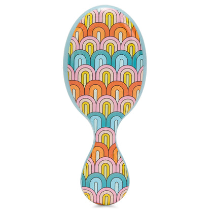 Wet Brush Mini Detangler Hair Brush, Rainbow (Sun Days), Detangling Travel Hairbrush, Ultra-Soft IntelliFlex Bristles Glide Through Tangles with Ease, Pain-Free, All Hair Types, Limited Edition
