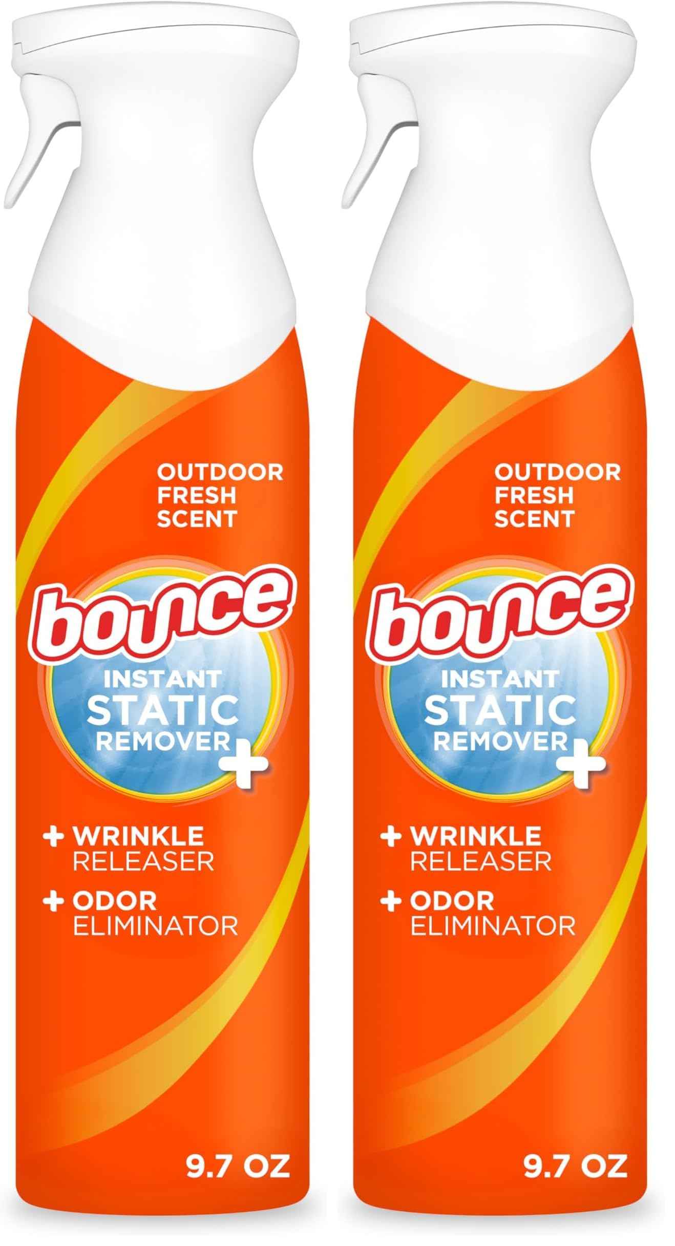 Bounce Anti Static Spray, 3 in 1 Instant Anti Static Spray & Instant Wrinkle Release, Odor Eliminator and Fabric Refresher Spray