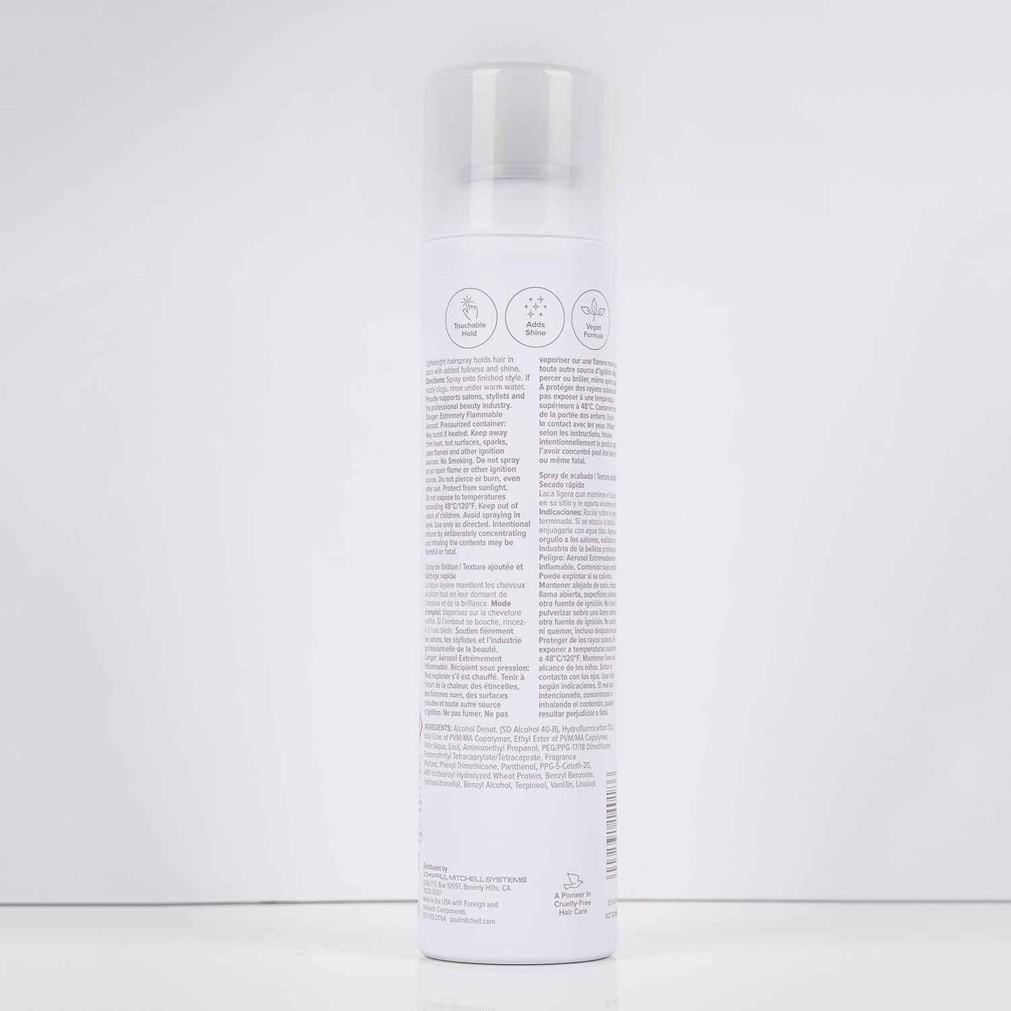 Paul Mitchell Super Clean Hairspray, Fast Drying, Adds Texture + Flexible Hold, For All Hair Types