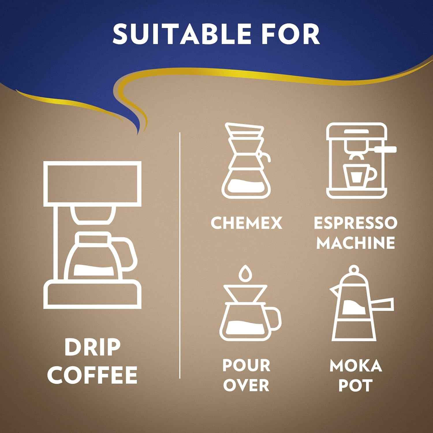 Lavazza Super Crema Ground Coffee, Medium Roast, Arabica and Robusta Blend, 32 oz Bag