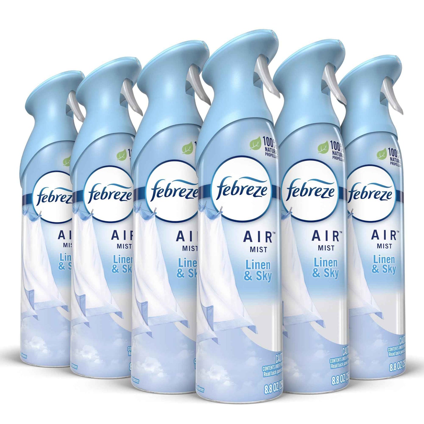 Febreze Air Mist Air Freshener Spray, Odor-Fighting Room Spray, Air Fresheners for Home and Bathroom and Kitchen, Aerosol Can, Mountain Scent