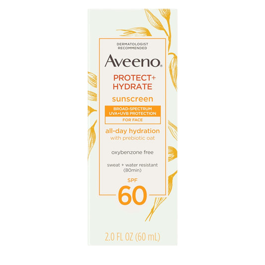 Aveeno_Protect_+_Hydrate_Face_Sunscreen,_SPF_60_Broad_Spectrum,_for_Sensitive_Skin,_Travel_Size,_Water_Resistant_(80_minutes),_Paraben,_Oxybenzone_&_Oil_Free,_2_fl_oz