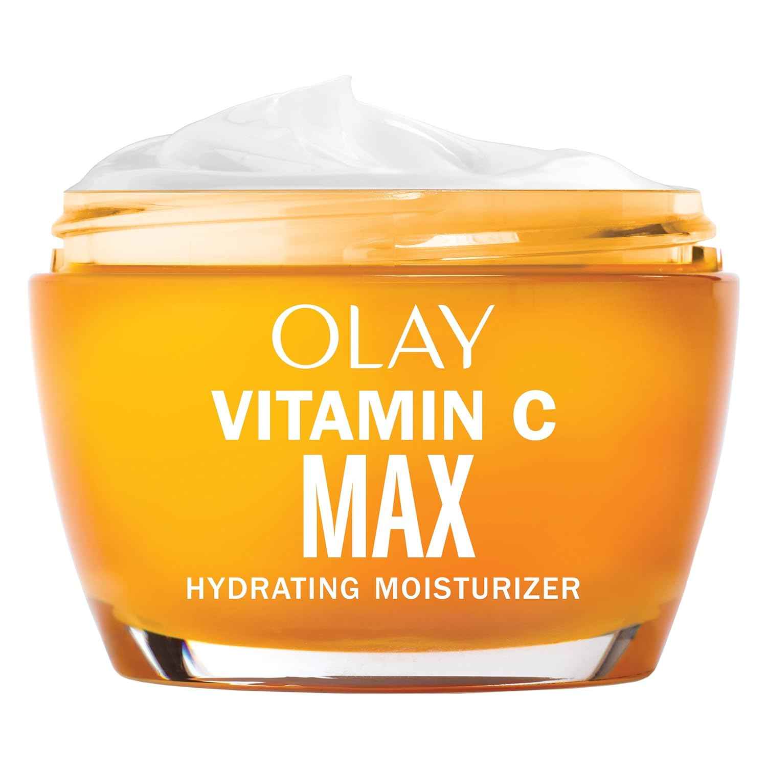 Olay Vitamin C MAX Face Moisturizer, Brightening Cream for Women, Hydrating, Evens Tone, Dark Spot & Hyperpigmentation Reduction, Glowing Skin Care - Niaciniamide, Peptides