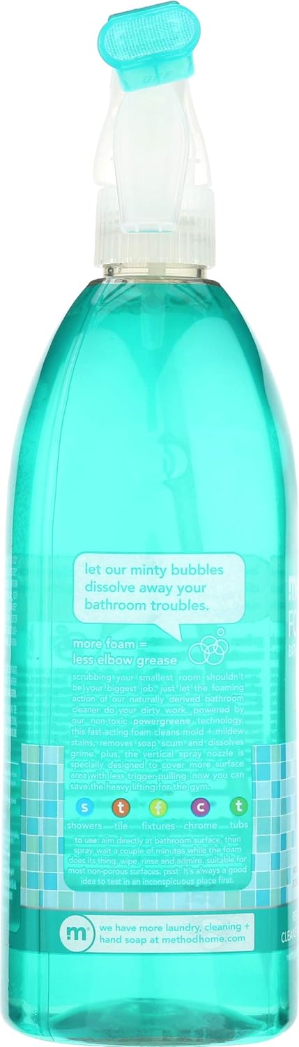 Method_Foaming_TUB+TILE_CLEANER,_Eucalyptus_Mint,_28_Ounce,_1_pack,_Packaging_May_Vary