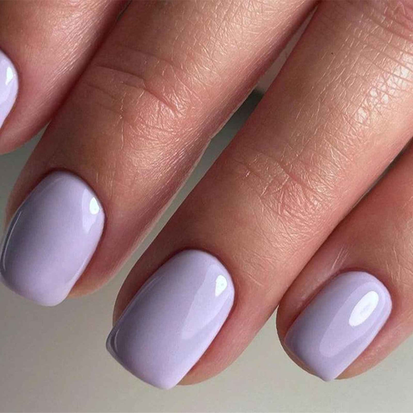 Modelones White Press on Nails, Short Square Fake Nails, Reusable Nail Kit with Nail Glue Adhesive Tabs Mini Nail File, Summer Nails Press Ons 32Pcs 16 Sizes, Women Girl Gift