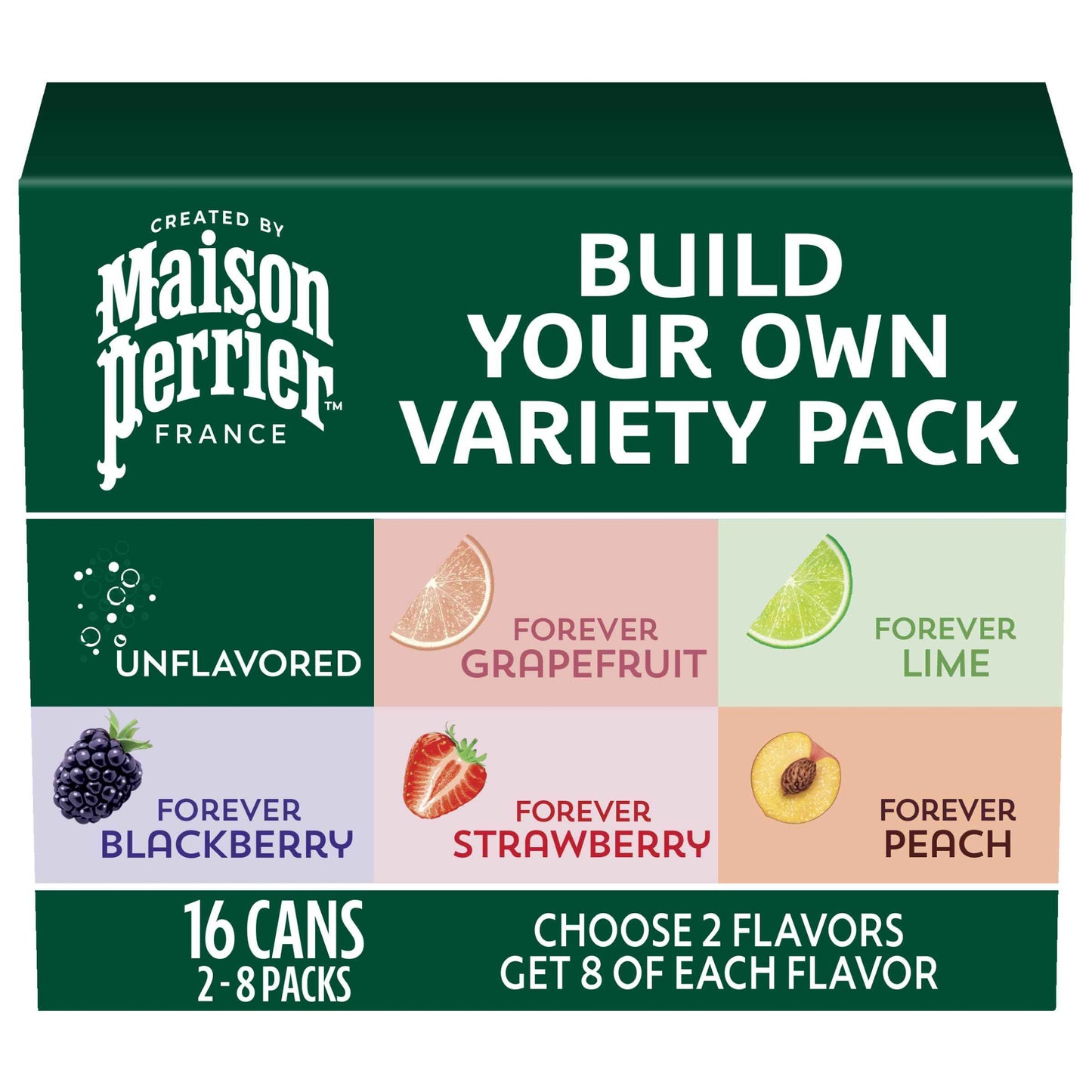 Maison Perrier Ultimate Sparkling Water, 11.15 FL OZ Cans, 8 Count, 3 Pack