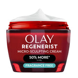 Olay Face Moisturizer, Regenerist Micro-Sculpting Cream for Women, Anti-Wrinkle, Firming Skin Care - Triple Collagen Cream, Peptide, Hyaluronic Acid, Niacinamide