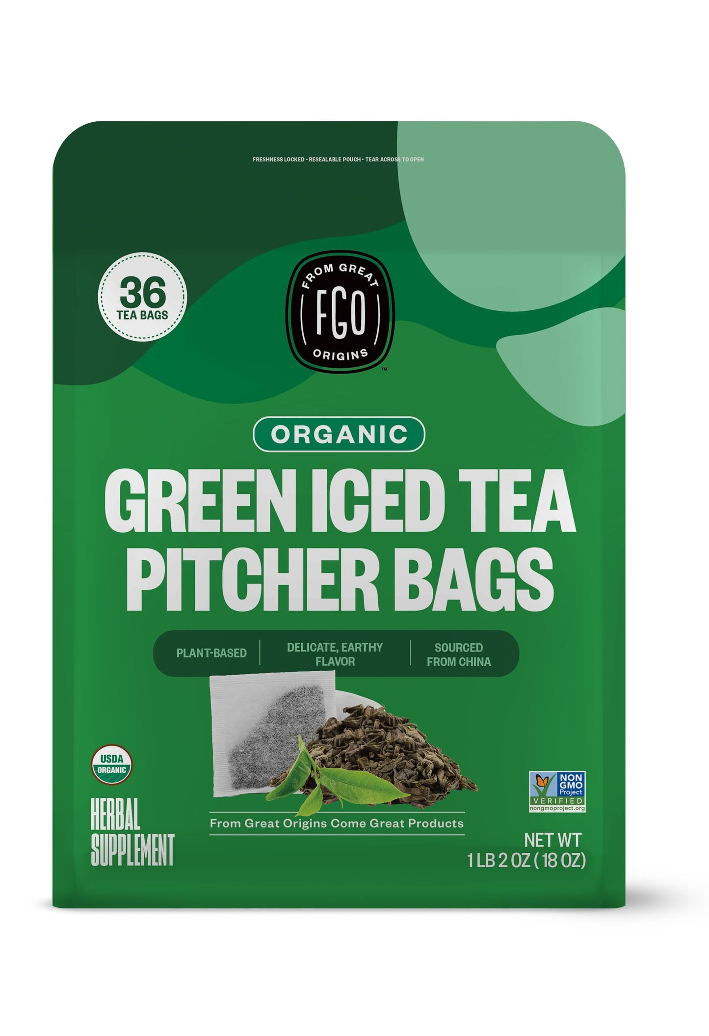 Green Iced Tea - 36 Count (Pack of 1)
