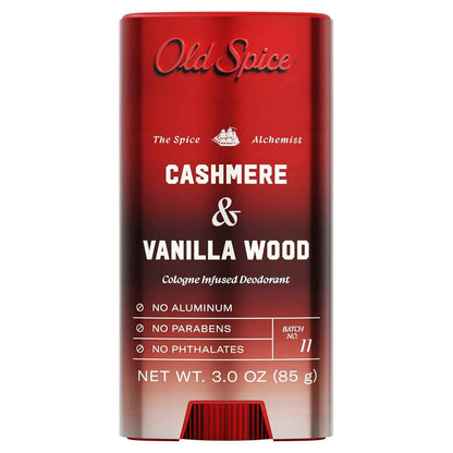 Old Spice Aluminum Free Deodorant for Men, The Spice Alchemist Collection, 24/7 Cologne Infused Scent, No Trade Off Formula, Free of Parabens & Phthalates