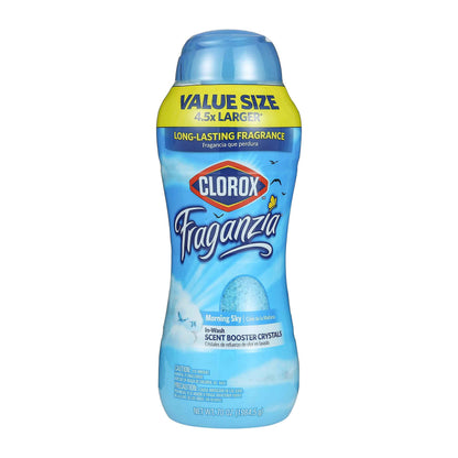 Clorox Fraganzia Laundry Scent Booster Crystals, In-Wash Fragrance Beads for Fresh-Smelling Clothes & Linens, Safe for All Fabrics & Colors, Easy-Pour Bottle