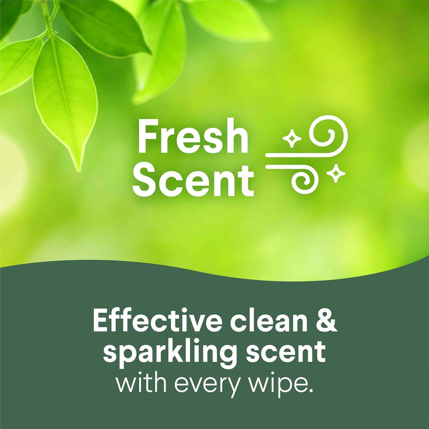 Clorox Fresh Scent Bleach Free Disinfecting Cleaning Wipes, 75 Count